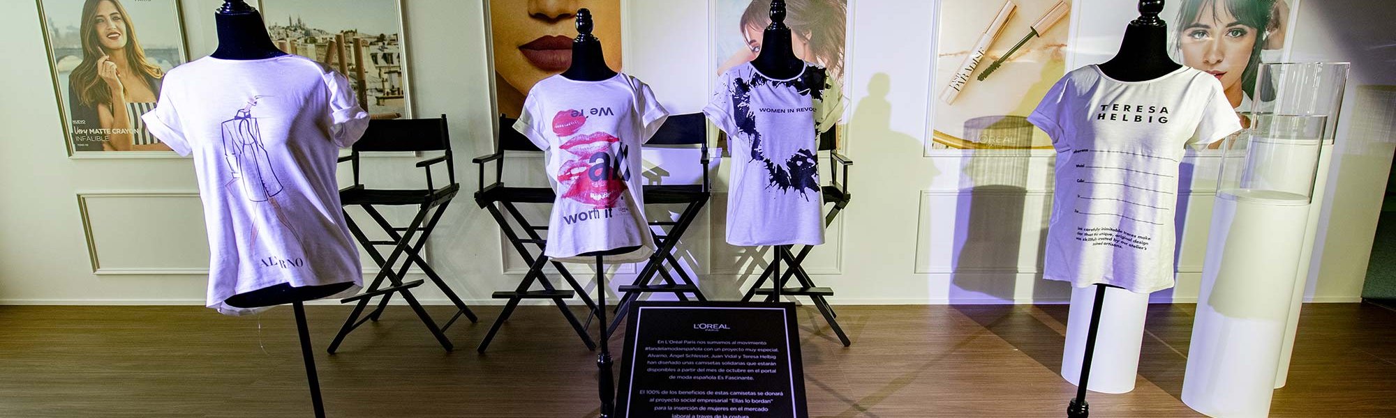 ¿Con cuál de estas camisetas de diseñadores españoles te quedas? Alvarno, Ángel Shclesser, Juan Vidal y Teresa Helbig se han sumado a una iniciativa solidaria liderada por L’Oréal Paris y ACME (Asociación de Creadores de Moda de España).