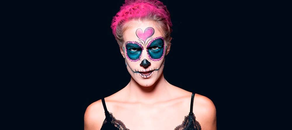 maquillaje halloween calavera mexicana