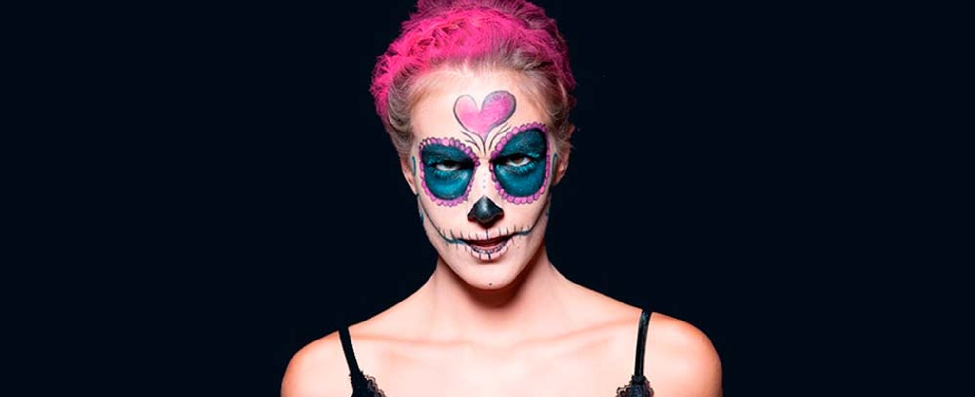 maquillaje halloween calavera mexicana