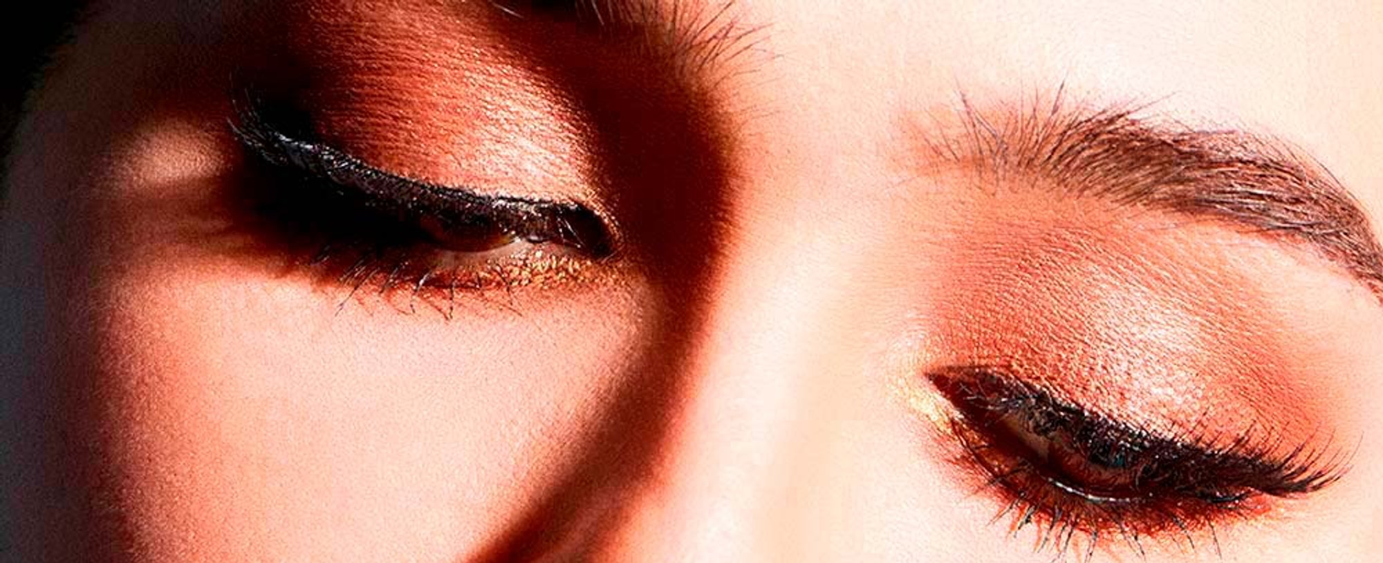 maquillaje ojos color cobre