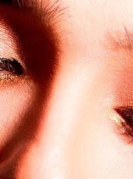 maquillaje ojos color cobre