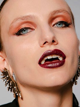 paso a paso maquillaje vampiresa