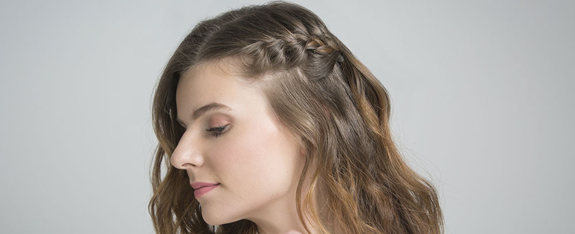 peinado trenzas ondas