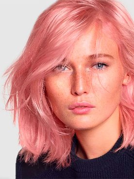 pelo rosa