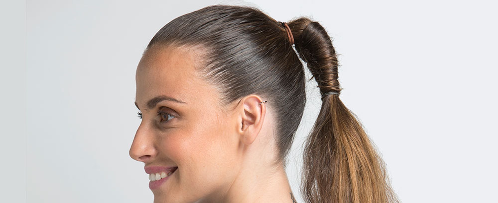 Trenza pipe-braid en formato coleta.