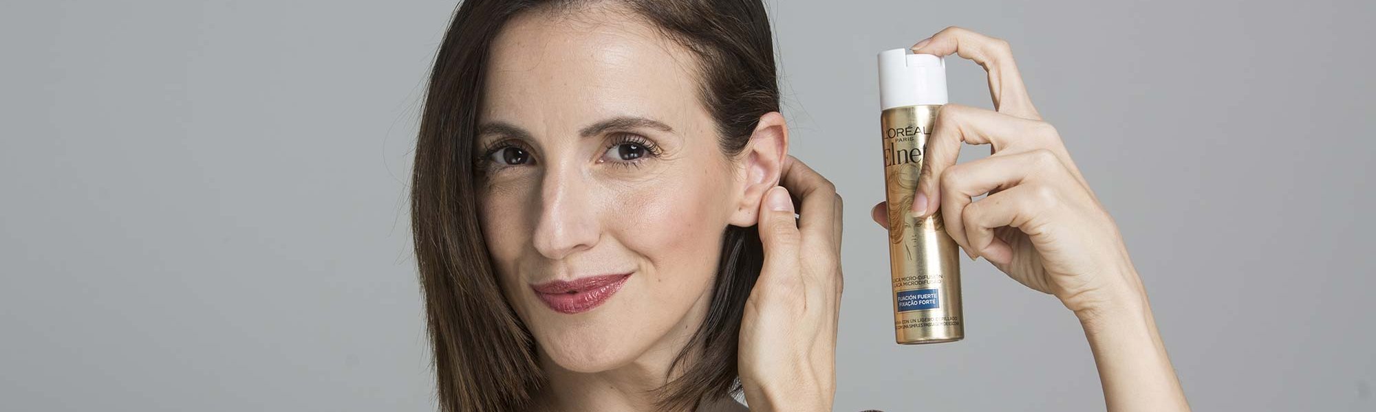 La Laca Elnett de L’Oréal Paris es muy útil para las mujeres con poco pelo o muy fino porque les permite texturizar la raíz.