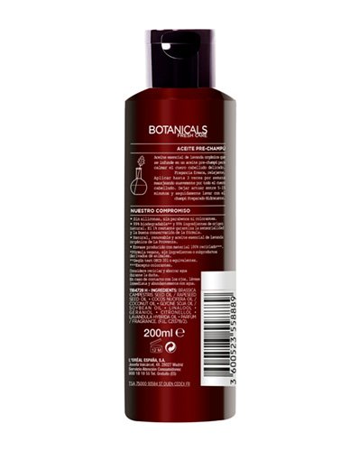 L Oreal Paris Champ  Preparado Hidratante Lavanda Botanicals 000 3600523558889 Back