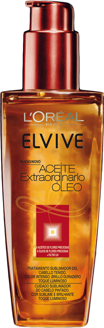 ELVIVE aceite extraordinario aceite cabello teñido L'Oréal París,  Tratamientos Capilares - Perfumes Club