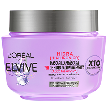 Bolos papelería Increíble Elvive Hidra Hialurónico Mascarilla 72h de Hidratación Intensiva 300 ml | L'Oréal  Paris