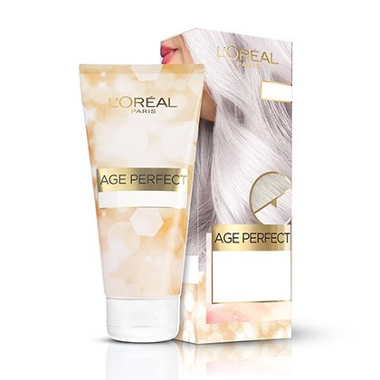 Crema Embellecedora Blanco Perla Age Perfect Para Cabellos Blancos Y Grises Abierta