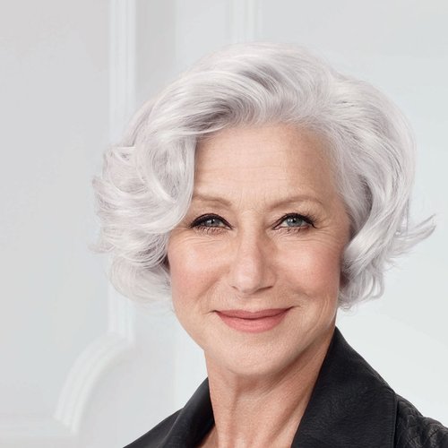 Ellen Mirren Age Perfect Para Cabellos Blancos Y Grises