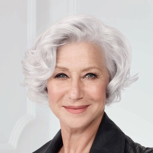 Ellen Mirren Age Perfect Para Cabellos Blancos Y Grises
