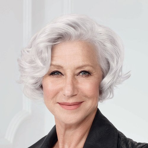 Ellen Mirren Age Perfect Para Cabellos Blancos Y Grises