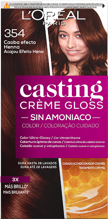 Casting Creme Gloss 354 Caoba Efecto Henna L Oréal París
