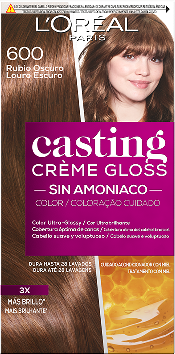 Shinkan volverse loco colgar Casting Crème Gloss Coloración Baño de Color 600 Rubio Oscuro | L'Oréal  Paris