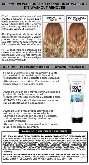 Lateral Eliminador Coloracion Remover Colorista
