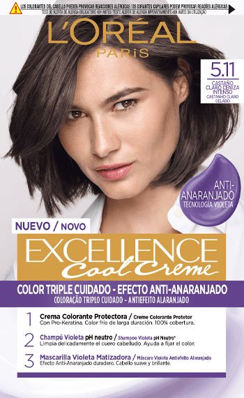 costo facil de manejar máximo Tinte castaño claro ceniza Excellence Cool Creme | L'Oréal Paris
