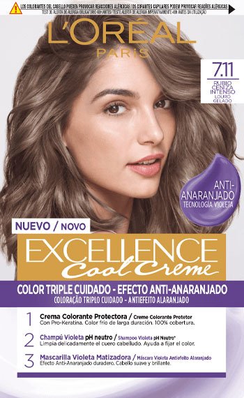 Tinte rubio ceniza Excellence Cool Creme| L’Oréal Paris