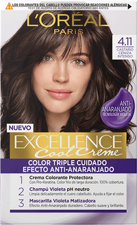 Excellence Cool Creme Coloracion Cabello Efecto Anti Anaranjado Loreal Paris 411 Packshot