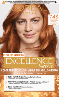 L Oreal Paris Tinte Excellence Intense Tono 743 Rubio Cobrizo Dorado 000 3600522822202 Front