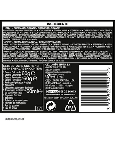 L Oreal Paris Hair Prodigy Alezan Casta O 000 3600522594819 IngredientList