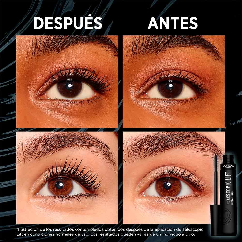 Máscara de pestañas Telescopic Extra Black | L'Oréal Paris