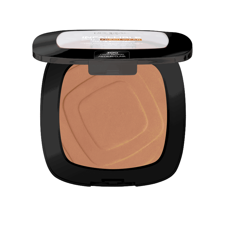 L'Oréal Paris Infalible 24H polvos bronceadores mate larga duración tono 300 light medium
