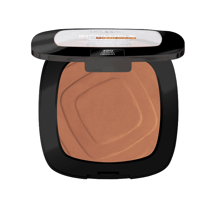 L'Oréal Paris Infalible 24H polvos bronceadores mate larga duración tono 350 medium