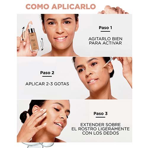 Sérum con Color Accord Parfait Tono 23 Claro L'Oreal Paris Sérum con Color Accord Parfait Tono 23 Claro L'Oreal Paris