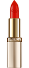 MAQUILLAJE LABIOS LABIAL 377 PERFECT RED COLOR RICHE SATIN LOREAL PARIS