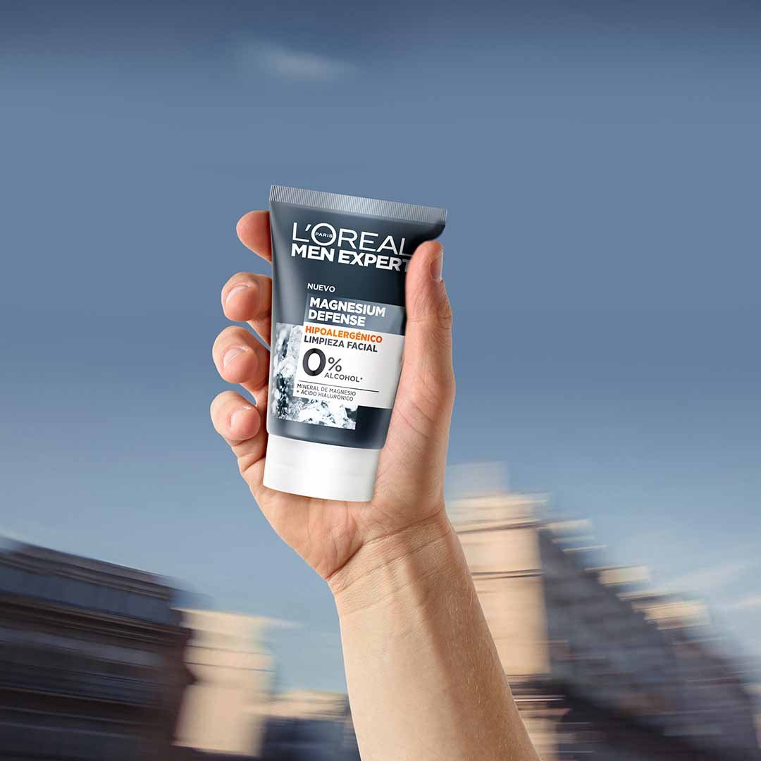 Gel Limpiador Hipoalergénico para hombres Magnesium Defense