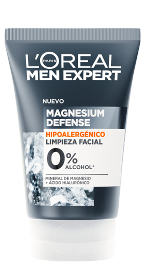 Gel Hipoalergénico para hombres Magnesium Defense L'Oréal Paris