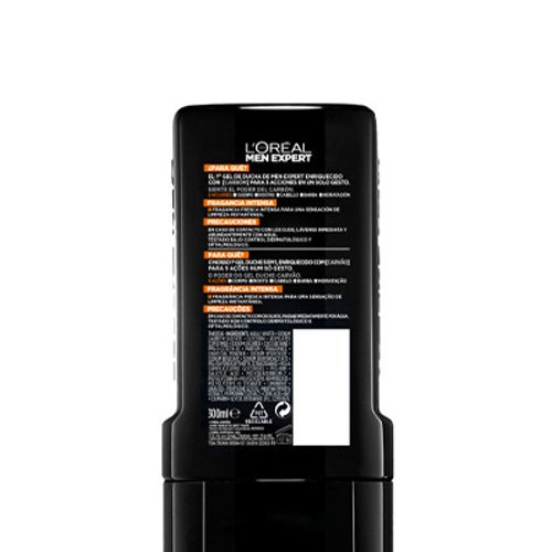 L Oreal Paris Shower Gel Gel Ducha Men Expert 000 3600523232833 Back