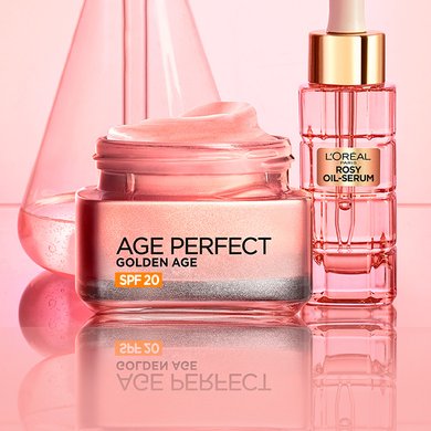 Eoap Skincare Crema SPF20 AgePerfect GoldenAge Rosy Flatlay 16 2