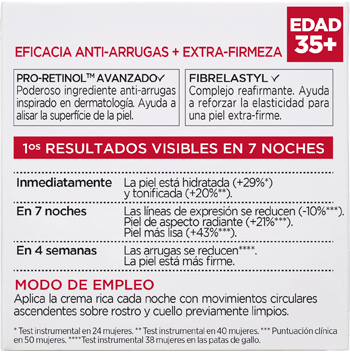 Lateral Cuidado Facial Crema De Noche Revitalift