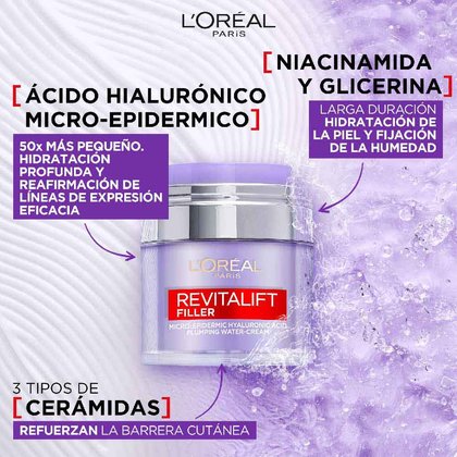Gel Crema Rellenador Revitalift Filler Con Cido Hialurnico 01