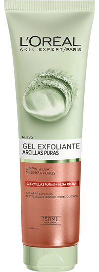 ROSTRO CUIDADO DE LA PIEL LIMPIADOR FACIAL ROJO ARCILLAS PURAS LOREAL PARIS
