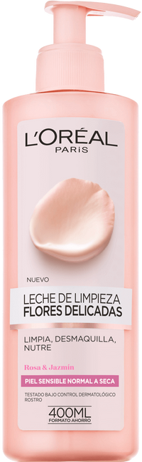 Leche De Limpieza Pieles Secas Flores Delicadas